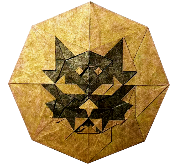 Origami Wolf Symbol