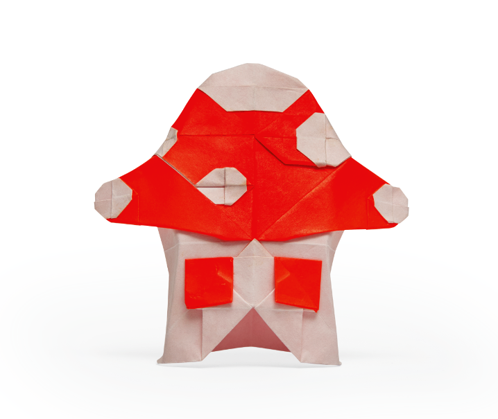 Origami Mushroom designed by Syn / Jiahui Li