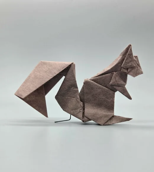 Origami Squirrel designed by Red Paper - Wonseon Seo