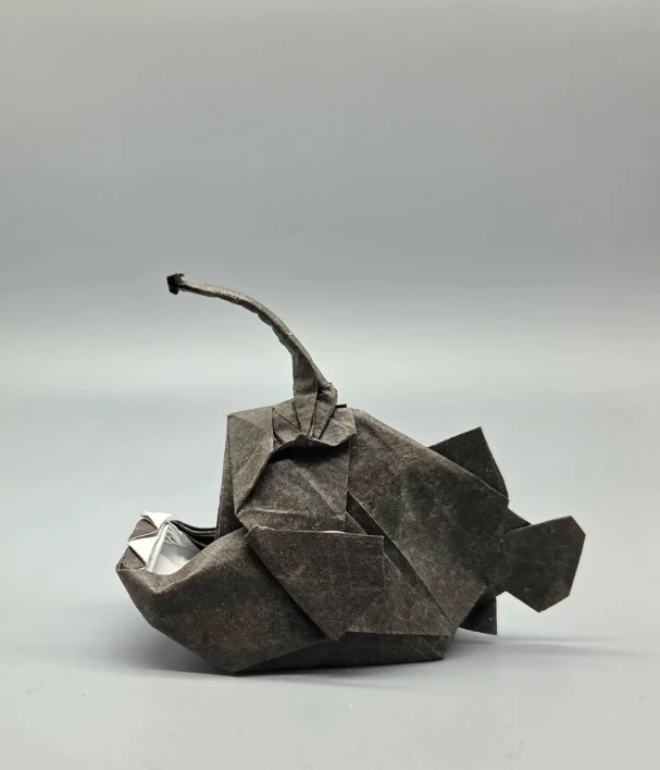 Origami Anglerfish designed by Red Paper - Wonseon Seo