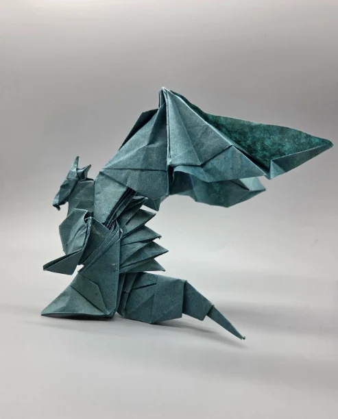 Origami Dragon designed by Red Paper - Wonseon Seo