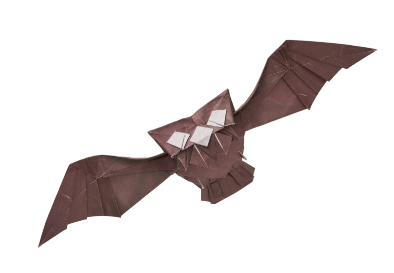 Origami Owl designed by Syn / Jiahui Li, folded by Syn / Jiahui Li, using Duo Extra Large paper (#03 Chocolate)