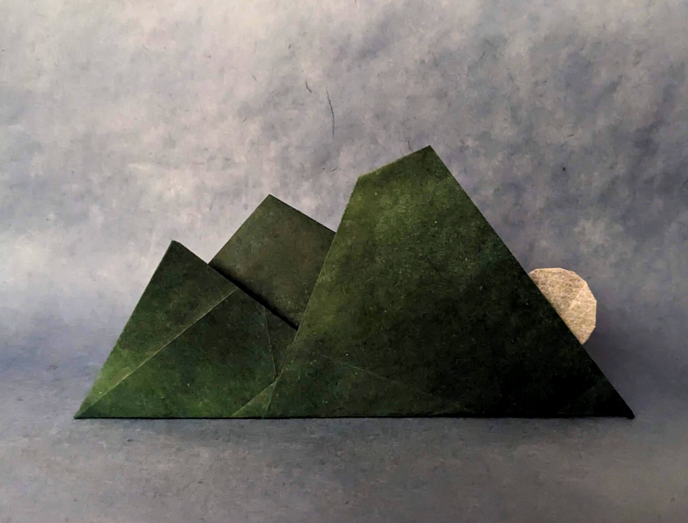 Origami Moon Rise designed by Xiao Yao