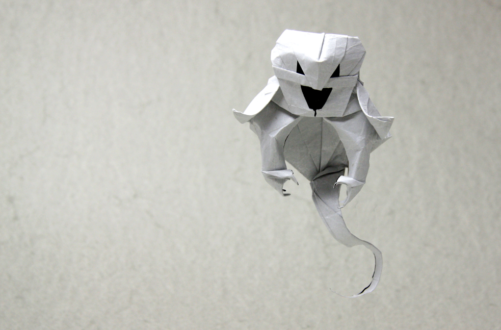 Origami Ghost designed by ESTEVE Oriol
