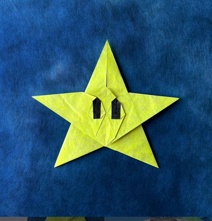 Origami Star designed by Mi Wu, folded by Origami by Sophie, using Sandwich paper