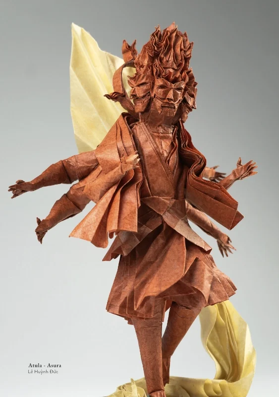 Origami Atula designed by Lê Huỳnh Đức, folded by Lê Huỳnh Đức