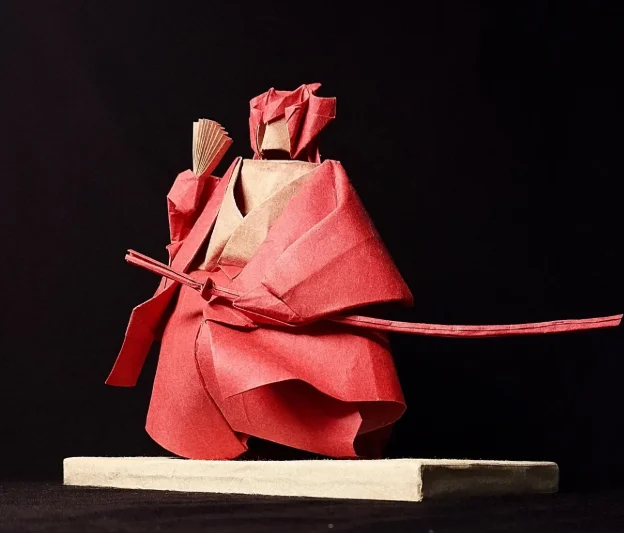 Origami Shibaraku designed by Nguyễn Võ Hiến Chương, folded by Trần Lương
