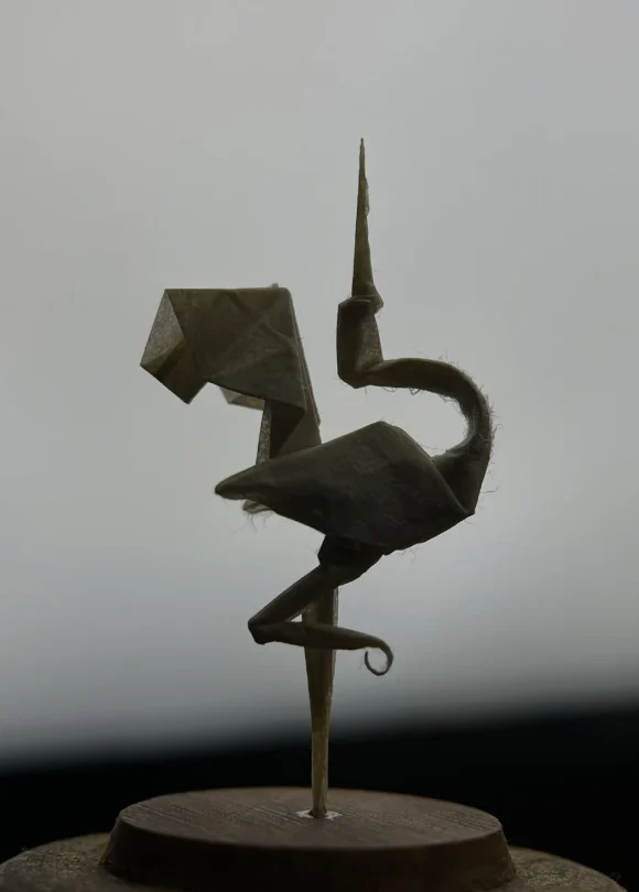 Origami example folded with Rice Paper paper