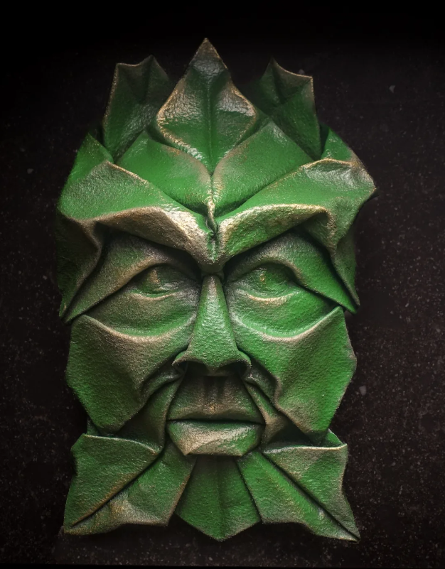 Origami Phytosymbiosis 6 designed by DECLERCQ Steve, folded by DECLERCQ Steve, using ARCHES paper (Rought (Torchon) - 300 gsm)