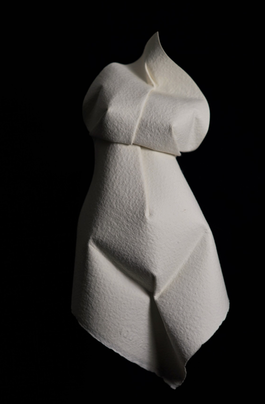 Origami Body designed by Hoàng Tiến Quyết, folded by Hoàng Tiến Quyết, using ARCHES paper