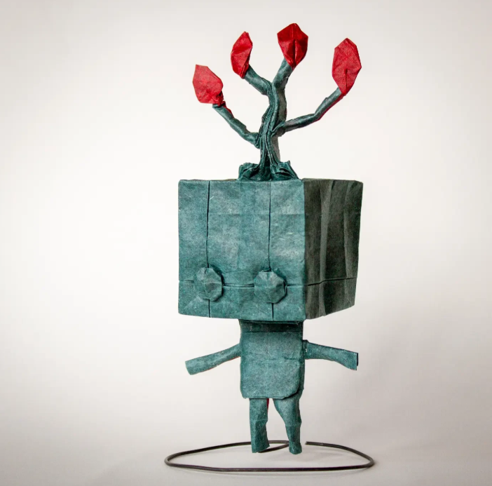 Origami Forest Friend designed by DECLERCQ Steve, folded by DECLERCQ Steve, using Agua Papel paper