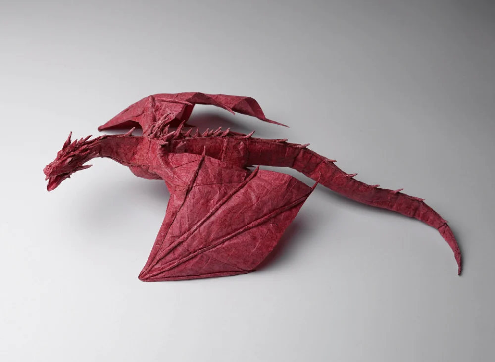 Origami Huyvern - Dragon designed by Nguyễn Quang Huy, folded by Nguyễn Quang Huy