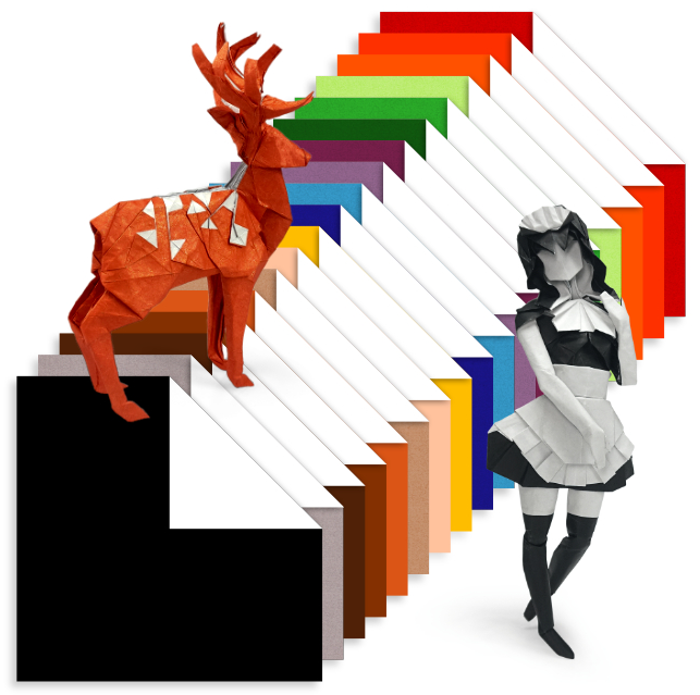 Origami paper Duo Extra Large